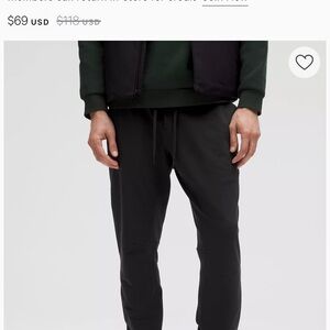 Men's Black Jogger Pants